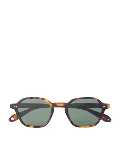 Garrett Leight California Optical Temescal Hexagon-Frame Acetate Sunglasses - Men | Thumbnail 1 Garrett Leight California Optical Temescal Hexagon-Frame Acetate Sunglasses - Men | Thumbnail 1