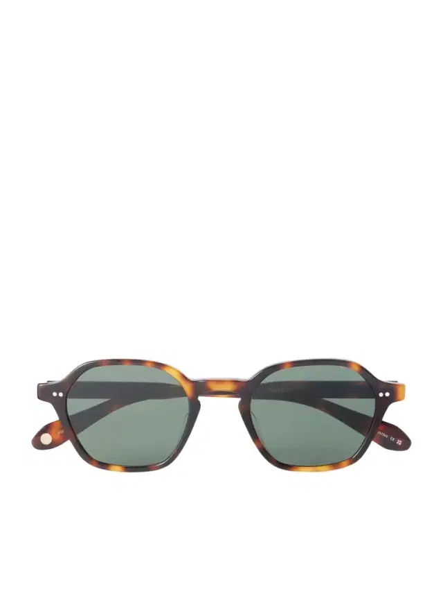 Garrett Leight California Optical Temescal Hexagon-Frame Acetate Sunglasses - Men