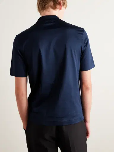 Charvet Cotton Polo Shirt - Men | Thumbnail 4 Charvet Cotton Polo Shirt - Men | Thumbnail 4