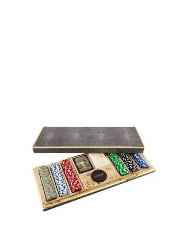 AERIN Faux Shagreen Poker Set | Thumbnail 1