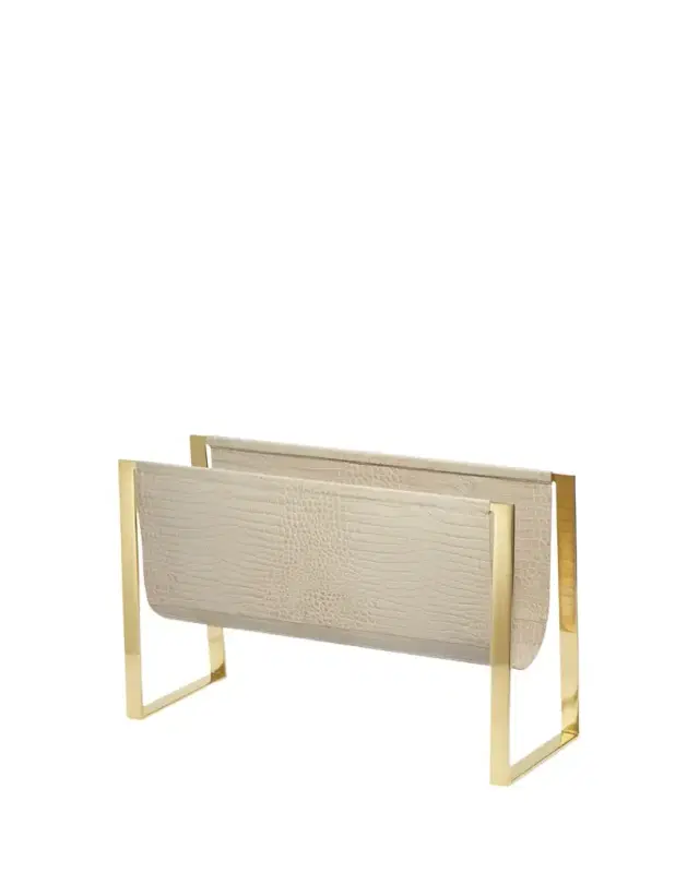 AERIN Classic Croc Magazine Rack