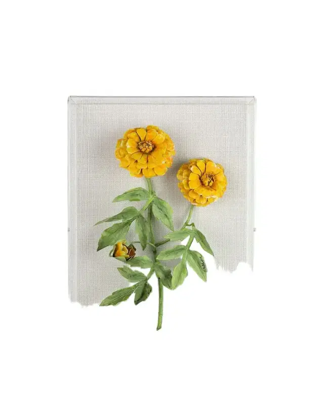Tommy Mitchell Marigold October Birth Flower Wall Art