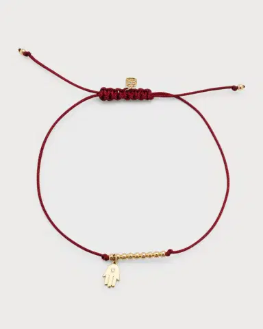 Sydney Evan Diamond Hamsa Pull-Cord Bracelet | Thumbnail 6 Sydney Evan Diamond Hamsa Pull-Cord Bracelet | Thumbnail 6