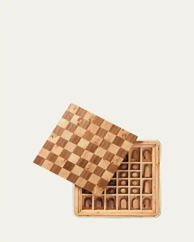 AERIN Velvet Chess Set | Thumbnail 2