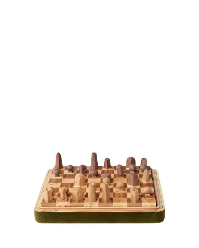 AERIN Velvet Chess Set