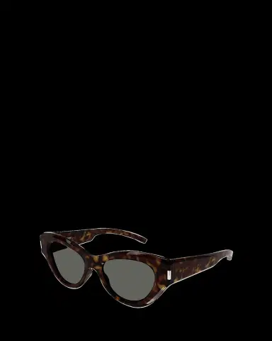 Saint Laurent Thick Acetate Cat-Eye Sunglasses | Thumbnail 2