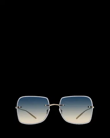 BARTON PERREIRA Sharona Blue Titanium Acetate Square Sunglasses | Thumbnail 2 BARTON PERREIRA Sharona Blue Titanium Acetate Square Sunglasses | Thumbnail 2