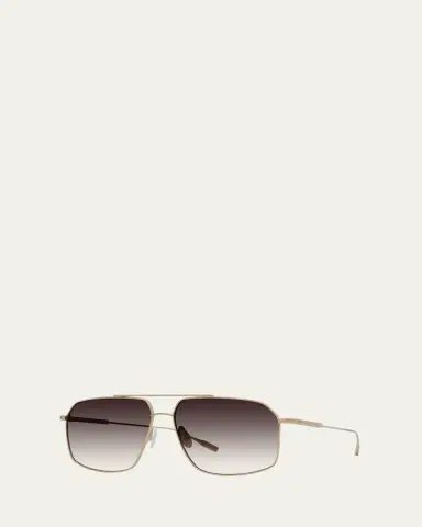 BARTON PERREIRA Renzo Titanium Aviator Sunglasses | Thumbnail 2 BARTON PERREIRA Renzo Titanium Aviator Sunglasses | Thumbnail 2