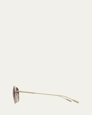 BARTON PERREIRA Renzo Titanium Aviator Sunglasses | Thumbnail 3 BARTON PERREIRA Renzo Titanium Aviator Sunglasses | Thumbnail 3