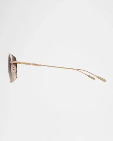 BARTON PERREIRA Renzo Titanium Aviator Sunglasses | Thumbnail 5 BARTON PERREIRA Renzo Titanium Aviator Sunglasses | Thumbnail 5