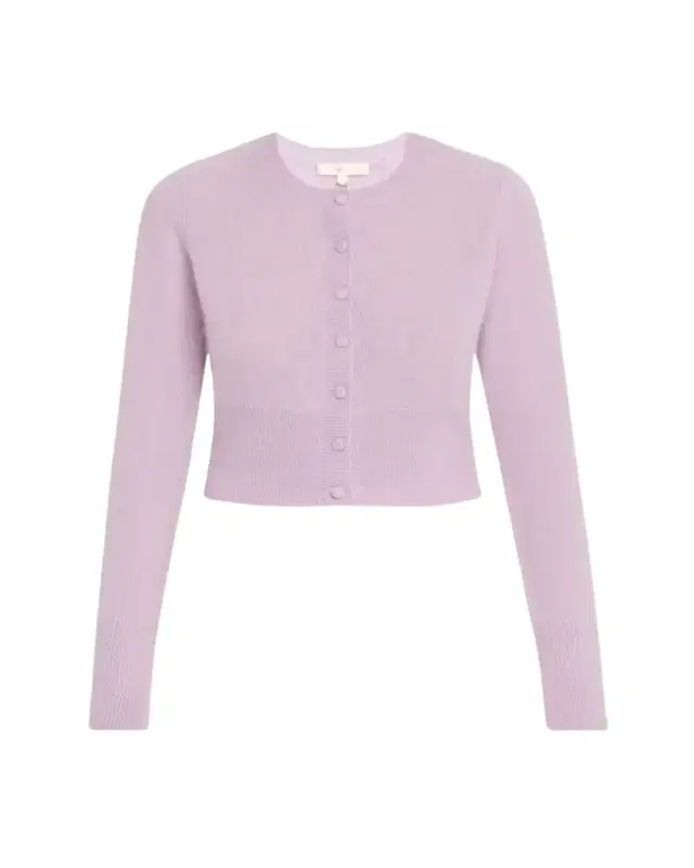 Adeanne Cropped Cashmere Cardigan