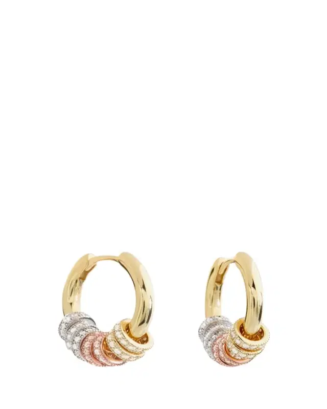 Gaia Pavé Hoop Earrings