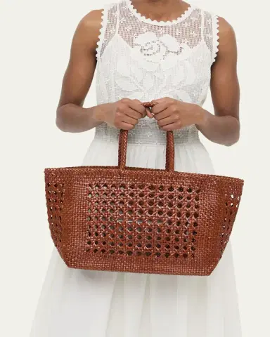 Loeffler Randall Klara Woven Leather Tote Bag | Thumbnail 2