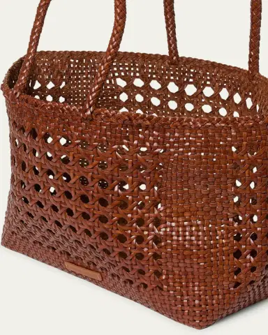Loeffler Randall Klara Woven Leather Tote Bag | Thumbnail 4