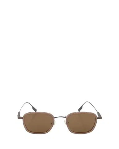 Zegna Men's Square Titanium Sunglasses | Thumbnail 1