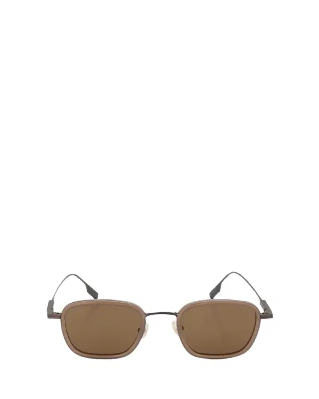 ZEGNA Men's Square Titanium Sunglasses