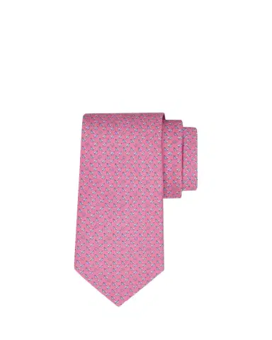 Ferragamo Men's Paper Airplane and Gancio Silk Tie | Thumbnail 1