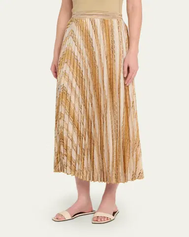 Missoni Pleated Brocade Midi Skirt | Thumbnail 4 Missoni Pleated Brocade Midi Skirt | Thumbnail 4