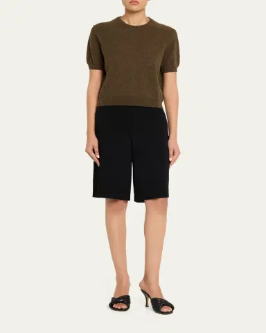 Nackiyé Pearl Cashmere Short-Sleeve Sweater | Thumbnail 2 Nackiyé Pearl Cashmere Short-Sleeve Sweater | Thumbnail 2