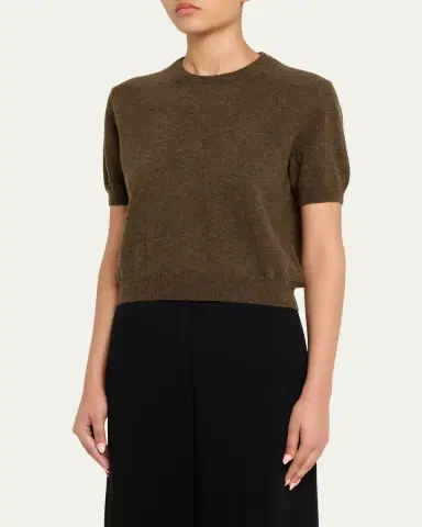 Nackiyé Pearl Cashmere Short-Sleeve Sweater | Thumbnail 4 Nackiyé Pearl Cashmere Short-Sleeve Sweater | Thumbnail 4