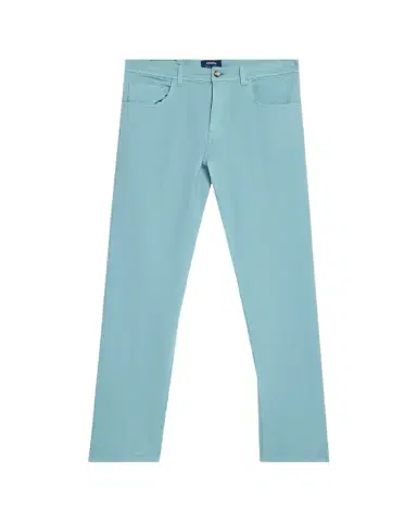 Cesare Attolini Men's Cotton Bull Slim Straight-Leg Five-Pocket Pants | Thumbnail 1