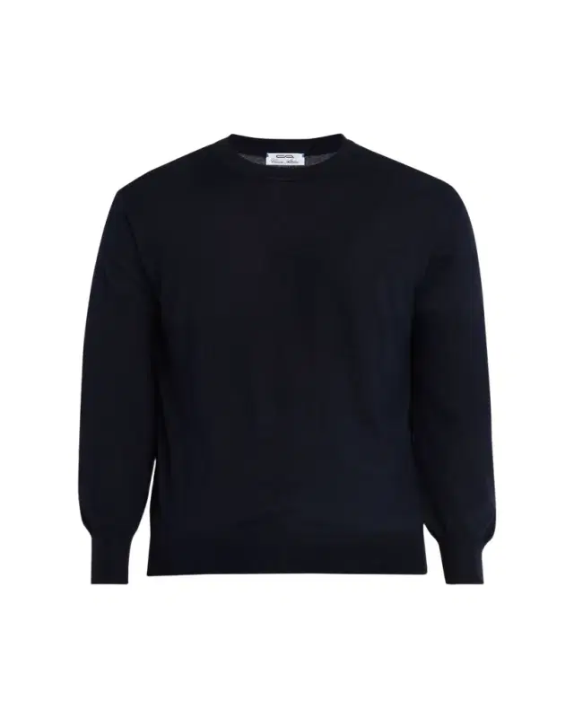 Cesare Attolini Men's Solid Cashmere Crewneck Sweater