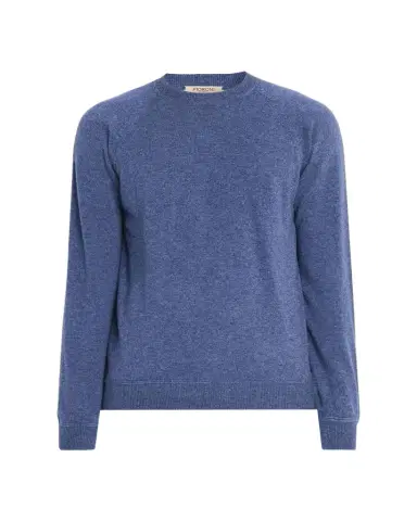 Fioroni Men's Sweatshirt-Style Cashmere Crewneck Sweater | Thumbnail 1 Fioroni Men's Sweatshirt-Style Cashmere Crewneck Sweater | Thumbnail 1