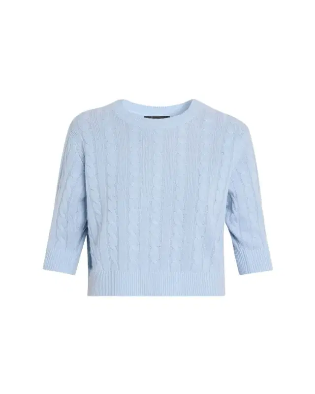 Marc Jacobs Open Back Bow Cable Sweater