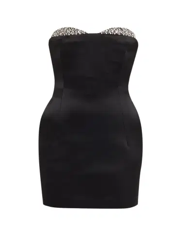 The New Arrivals by Ilkyaz Ozel Noelie Strapless Crystal Sweetheart Mini Dress | Thumbnail 1