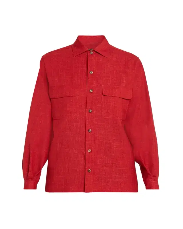 Ida Buttoned Long-Sleeve Shirt