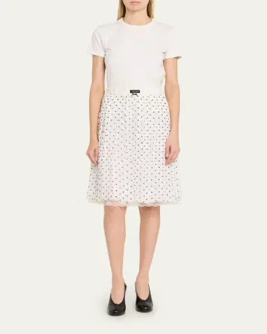 Marc Jacobs Polka-Dot Layered Crinkle Chiffon Mini Skirt | Thumbnail 2 Marc Jacobs Polka-Dot Layered Crinkle Chiffon Mini Skirt | Thumbnail 2