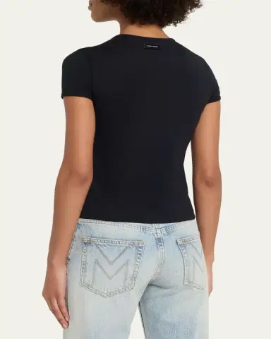 Marc Jacobs Perfect Shrunken T-Shirt | Thumbnail 4 Marc Jacobs Perfect Shrunken T-Shirt | Thumbnail 4