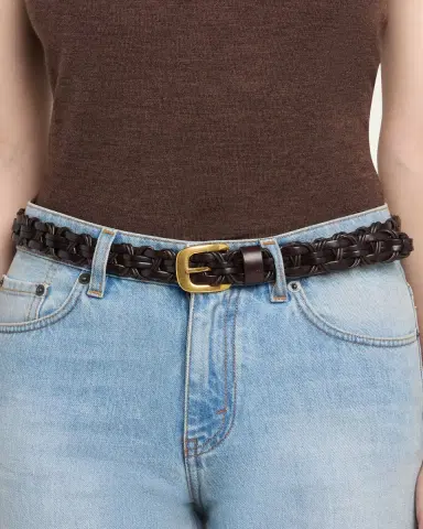 The Row Cord Woven Leather Belt | Thumbnail 4 The Row Cord Woven Leather Belt | Thumbnail 4
