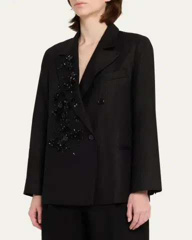 Libertine Antibes Night Embellished Double-Breasted Jacket | Thumbnail 4