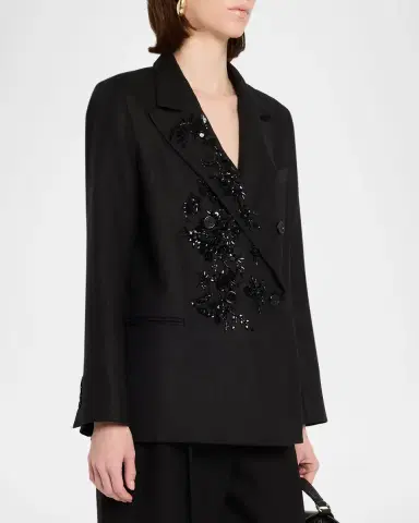 Libertine Antibes Night Embellished Double-Breasted Jacket | Thumbnail 8