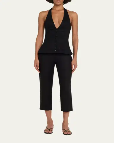 Aexae Linen Capri Pants | Thumbnail 2 Aexae Linen Capri Pants | Thumbnail 2