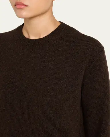 The Row Noval Cashmere Crewneck Sweater | Thumbnail 5 The Row Noval Cashmere Crewneck Sweater | Thumbnail 5