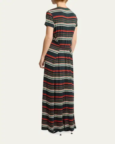 Proenza Schouler White Label Noelle Striped Stretch Cotton Dress | Thumbnail 3