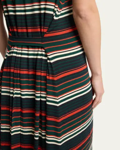 Proenza Schouler White Label Noelle Striped Stretch Cotton Dress | Thumbnail 5