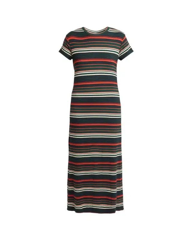 Proenza Schouler White Label Noelle Striped Stretch Cotton Dress