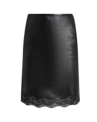 Tom Ford Lace Laser-Cut Leather Skirt | Thumbnail 1 Tom Ford Lace Laser-Cut Leather Skirt | Thumbnail 1