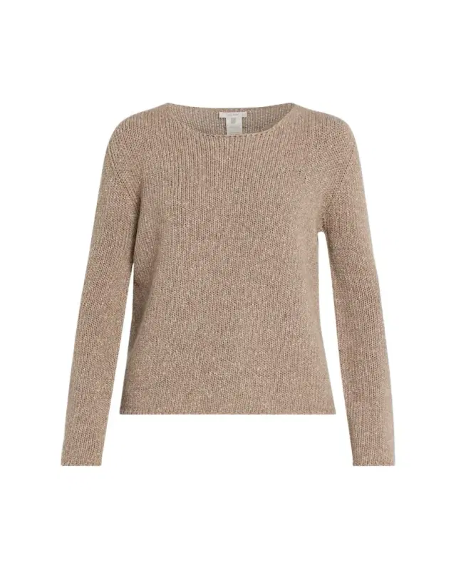 Nitha Cashmere Knit Crewneck Sweater