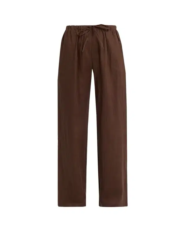 Drawstring Linen Pants