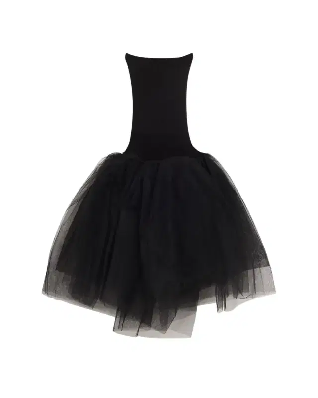 Drop-Waist Sheer Tulle Midi Skirt