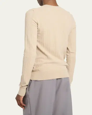 Dries Van Noten Men's Viscose-Blend Henley Shirt | Thumbnail 3