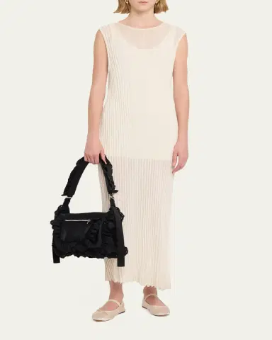 Simone Rocha Pillow Embroidered Ruffle-Trim Shoulder Bag | Thumbnail 5 Simone Rocha Pillow Embroidered Ruffle-Trim Shoulder Bag | Thumbnail 5