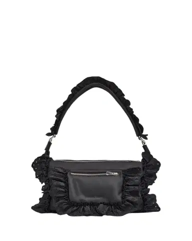 Simone Rocha Pillow Embroidered Ruffle-Trim Shoulder Bag | Thumbnail 1 Simone Rocha Pillow Embroidered Ruffle-Trim Shoulder Bag | Thumbnail 1