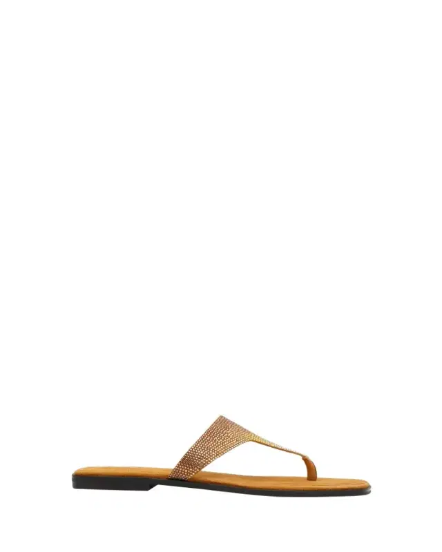 Bulla Nova Embellished Suede Thong Sandals