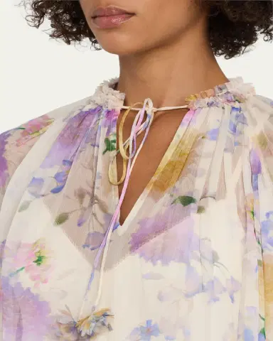 Zimmermann Luna Ruffle Billow Blouse | Thumbnail 5
