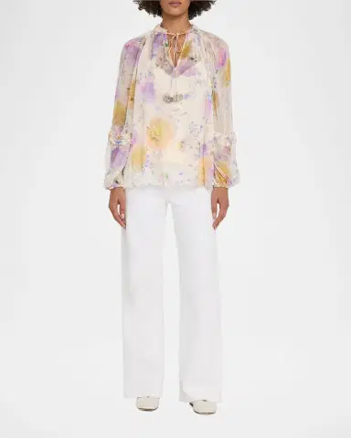 Zimmermann Luna Ruffle Billow Blouse | Thumbnail 6